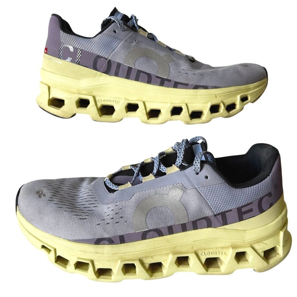 ON Cloudmonster Running Shoes Women’s 10.5 - 61.98242 Gray Nimbus/Hay